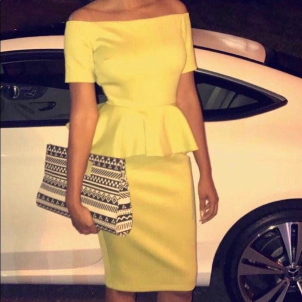 ASOS Yellow (lime) midi 🥂✨👗🍋💋